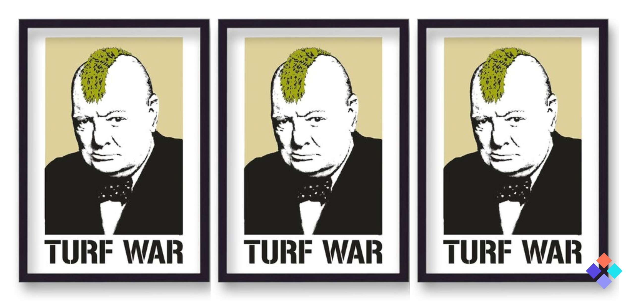 Own a Piece of Banksy's Original 'Turf War' Artwork via NFTs