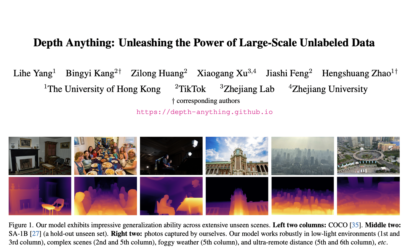 TikTok Researchers Introduce 'Depth Anything': A Highly Practical Solution for Robust Monocular Depth Estimation